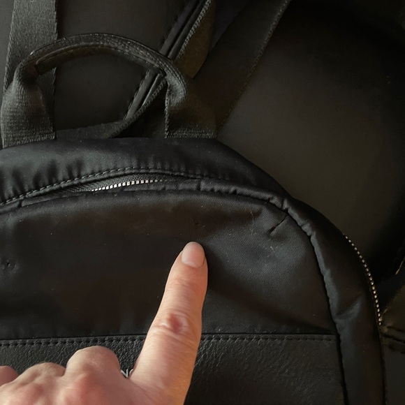 KNOMO London XS 9.5” Beauchamp Double Compartment Backpack in Black - Picture 11 of 14